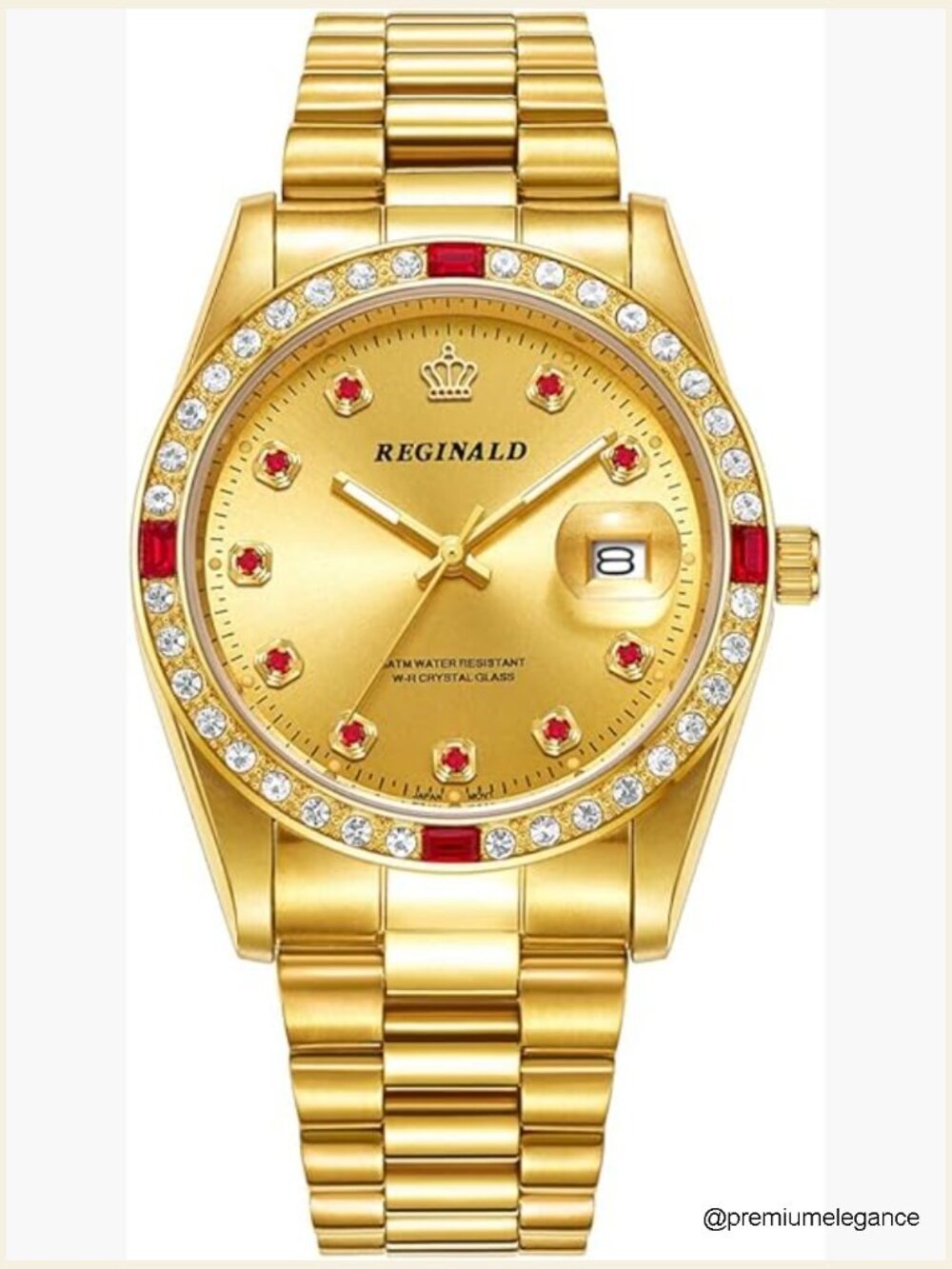 Stainless Steel Quartz Wrist Watch with Luminous Hands Analog Display Unisex
